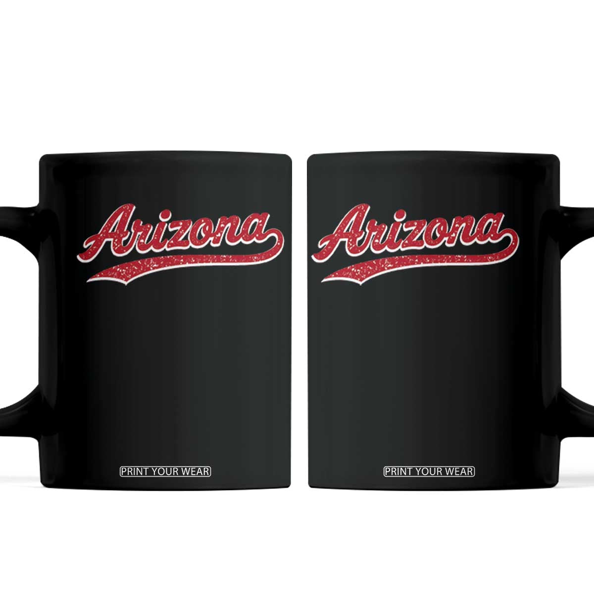Arizona Varsity Script Classic Sports Jersey Style Coffee Mug TS11 Black Print Your Wear