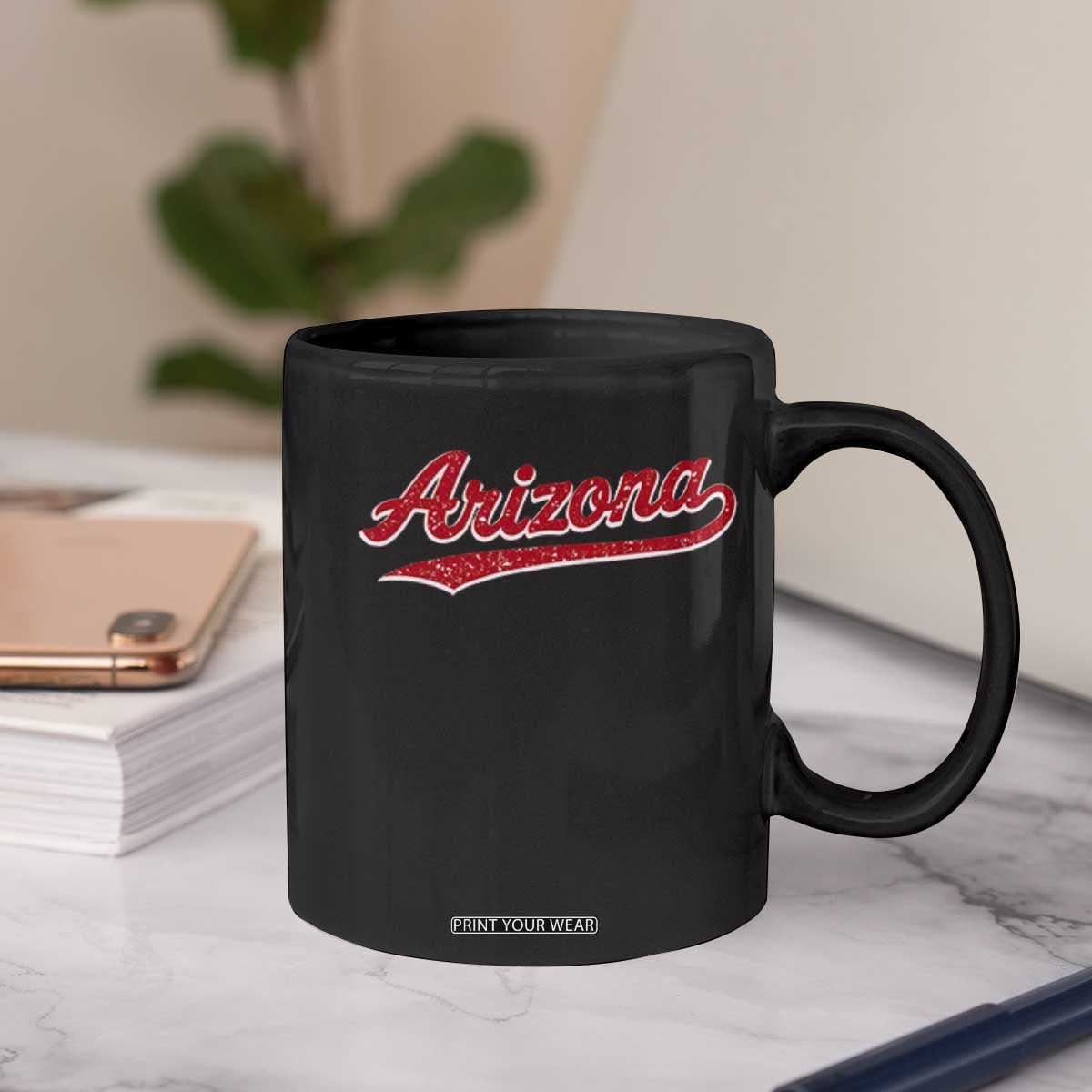 Arizona Varsity Script Classic Sports Jersey Style Coffee Mug TS11 Print Your Wear