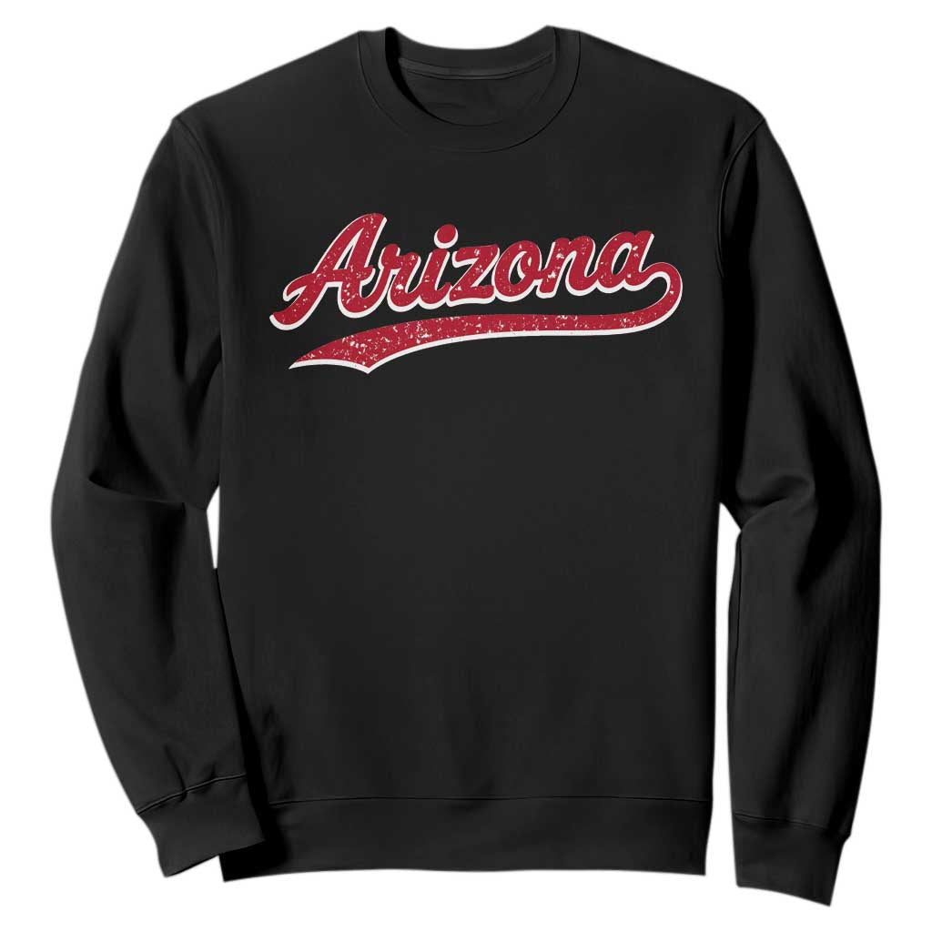 Arizona Varsity Script Classic Sports Jersey Style Sweatshirt TS11 Black Print Your Wear