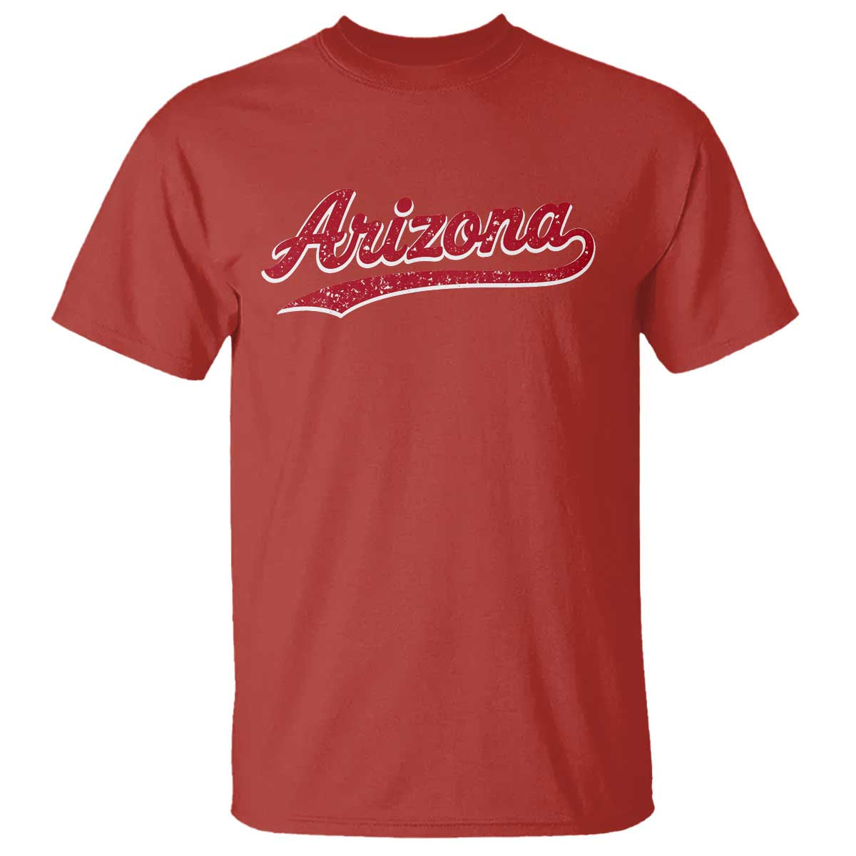 Arizona Varsity Script Classic Sports Jersey Style T Shirt TS11 Red Print Your Wear