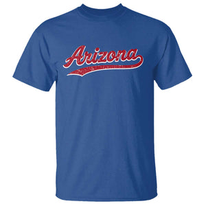 Arizona Varsity Script Classic Sports Jersey Style T Shirt TS11 Royal Blue Print Your Wear