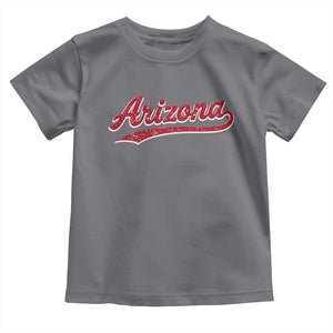 Arizona Varsity Script Classic Sports Jersey Style Toddler T Shirt TS11 Charcoal Print Your Wear