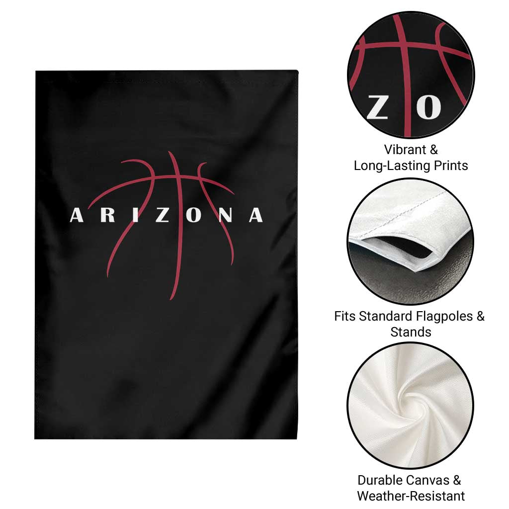 Arizona Fan Basketball Grooves Graphic AZ State Garden Flag TS11 Print Your Wear
