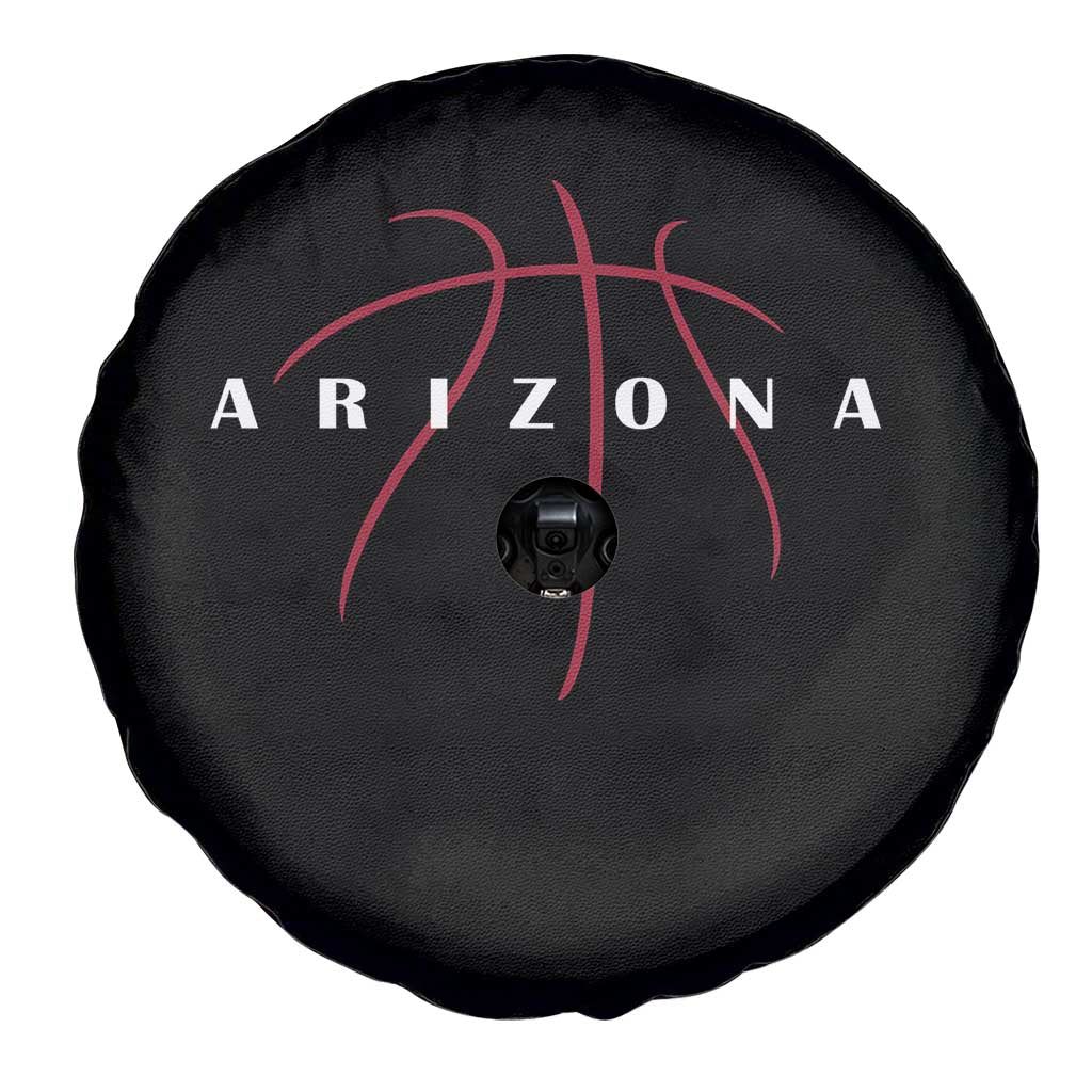 Arizona Fan Basketball Grooves Graphic AZ State Spare Tire Cover TS11 Print Your Wear