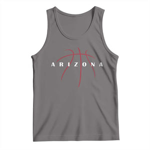 Arizona Fan Basketball Grooves Graphic AZ State Tank Top TS11 Deep Heather Print Your Wear