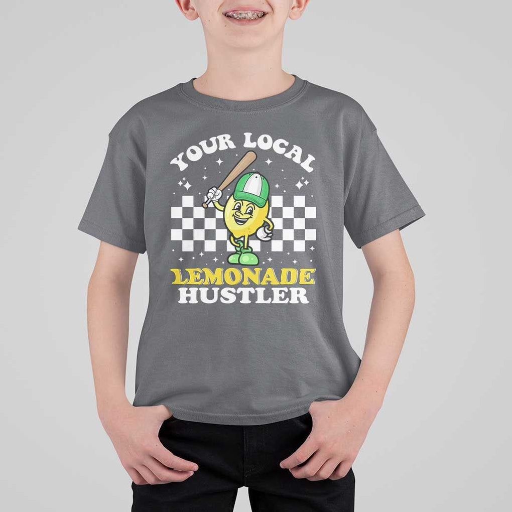Funny Stand Boss Ceo T Shirt For Kid Your Local Lemonade Hustler TS11 Charcoal Print Your Wear