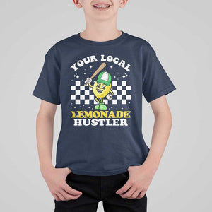Funny Stand Boss Ceo T Shirt For Kid Your Local Lemonade Hustler TS11 Navy Print Your Wear