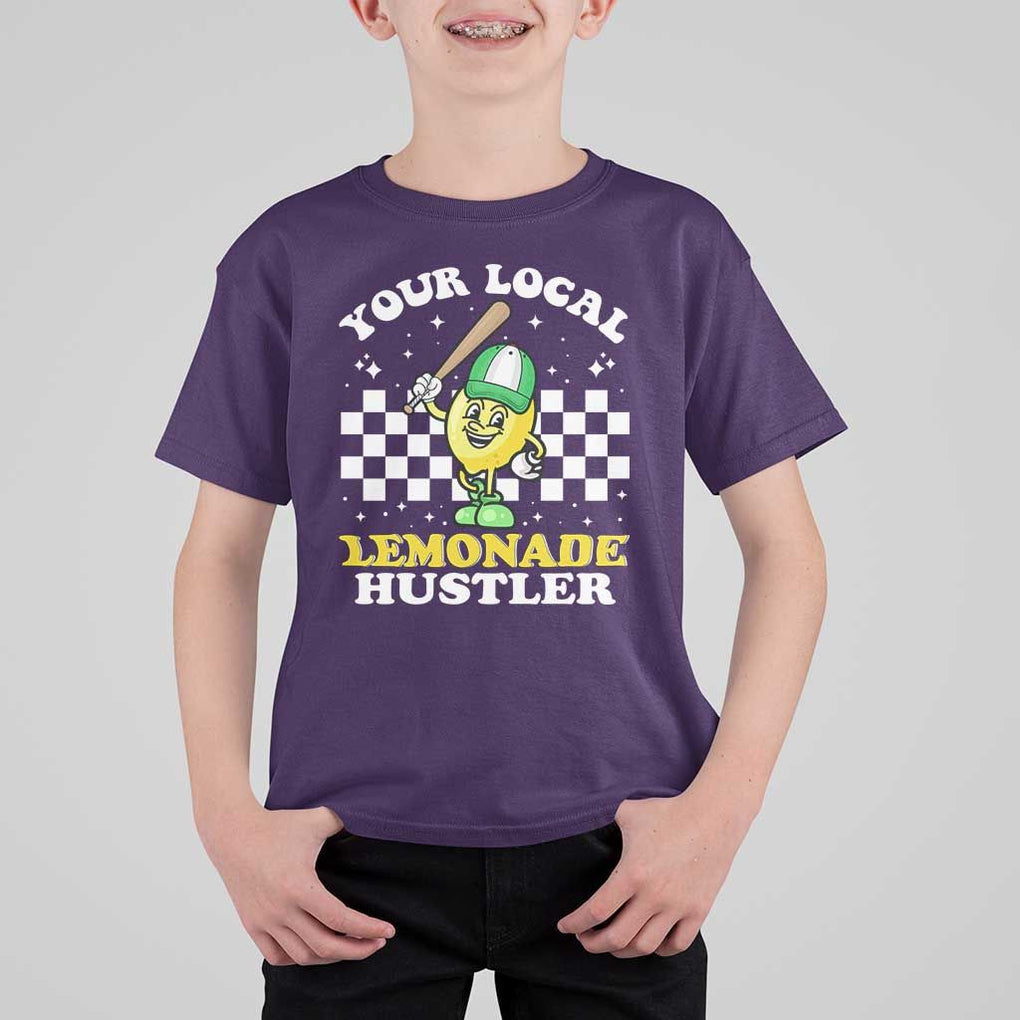 Funny Stand Boss Ceo T Shirt For Kid Your Local Lemonade Hustler TS11 Purple Print Your Wear