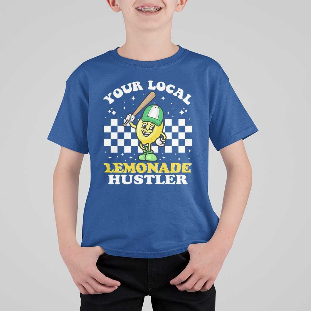 Funny Stand Boss Ceo T Shirt For Kid Your Local Lemonade Hustler TS11 Royal Blue Print Your Wear