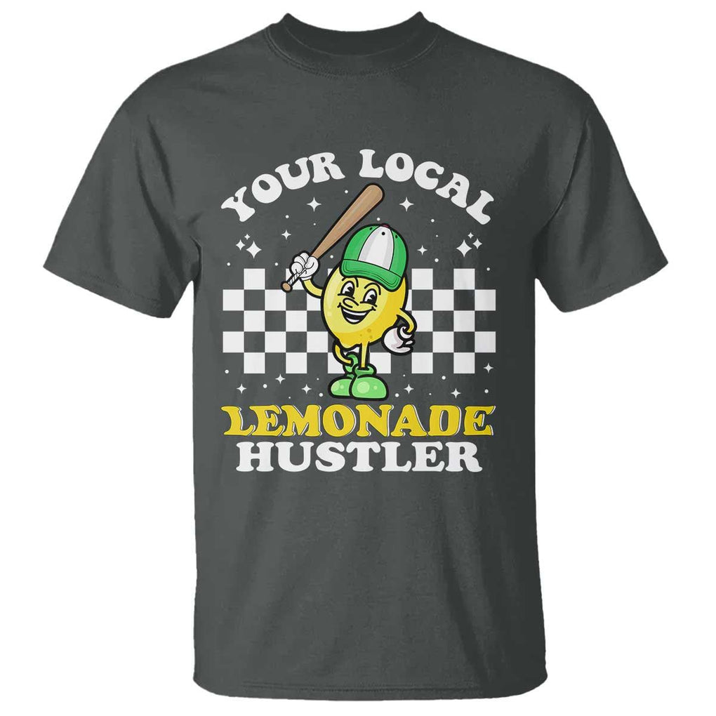Funny Stand Boss Ceo T Shirt Your Local Lemonade Hustler TS11 Dark Heather Print Your Wear