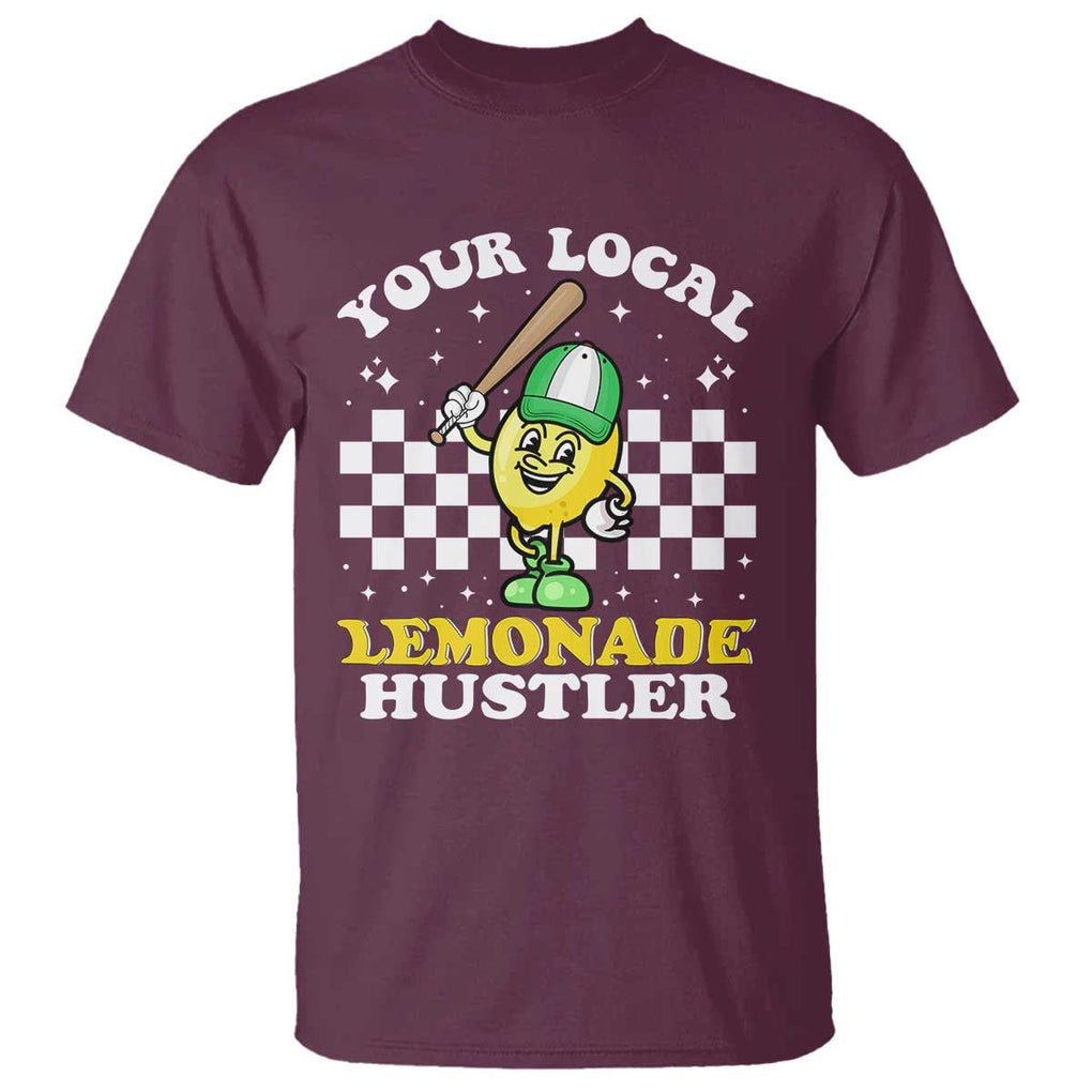 Funny Stand Boss Ceo T Shirt Your Local Lemonade Hustler TS11 Maroon Print Your Wear