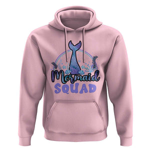 Mermaid Squad Hoodie Birthday Party Girl B-Day Ocean TS11 Light Pink Print Your Wear