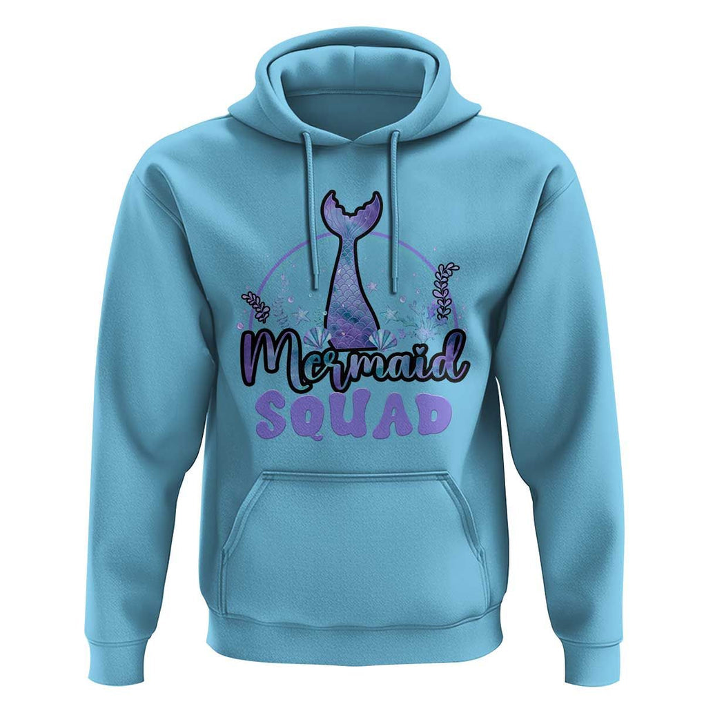 Mermaid Squad Hoodie Birthday Party Girl B-Day Ocean TS11 Sky Print Your Wear