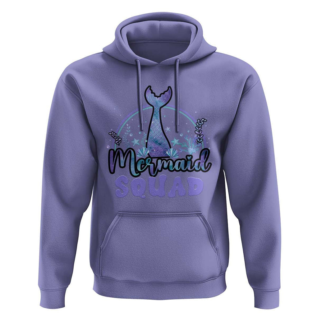 Mermaid Squad Hoodie Birthday Party Girl B-Day Ocean TS11 Violet Print Your Wear