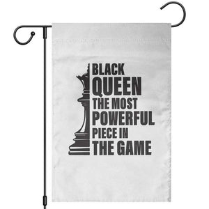 Chess Lover Garden Flag Black Queen The Most Powerful Piece In The Game Checkmate