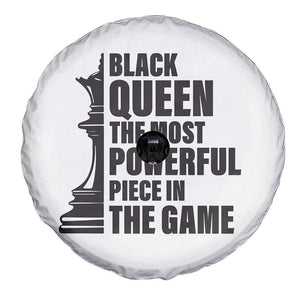 Chess Lover Spare Tire Cover Black Queen The Most Powerful Piece In The Game Checkmate
