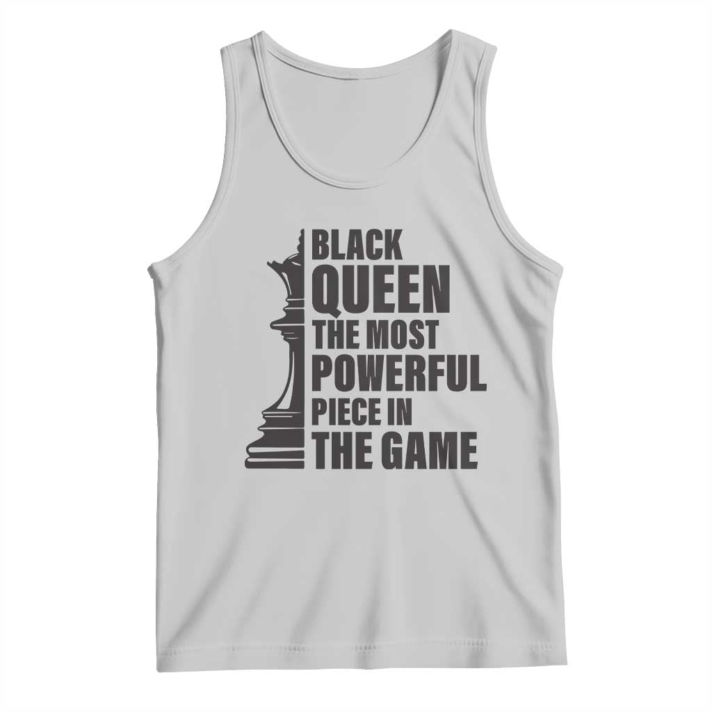 Chess Lover Tank Top Black Queen The Most Powerful Piece In The Game Checkmate