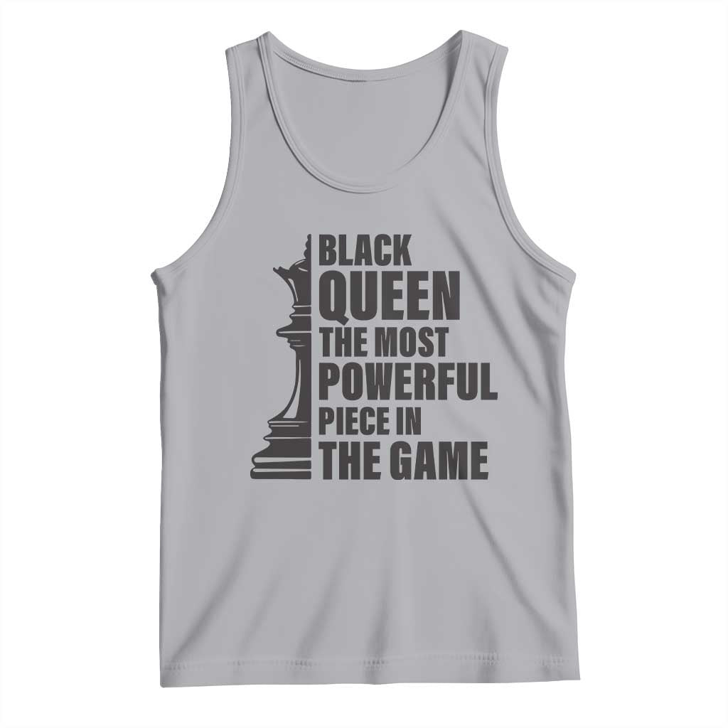 Chess Lover Tank Top Black Queen The Most Powerful Piece In The Game Checkmate