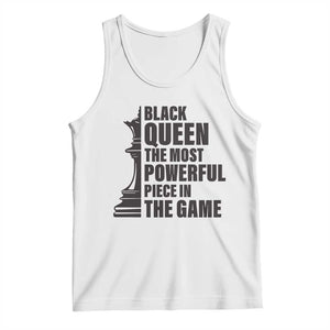 Chess Lover Tank Top Black Queen The Most Powerful Piece In The Game Checkmate