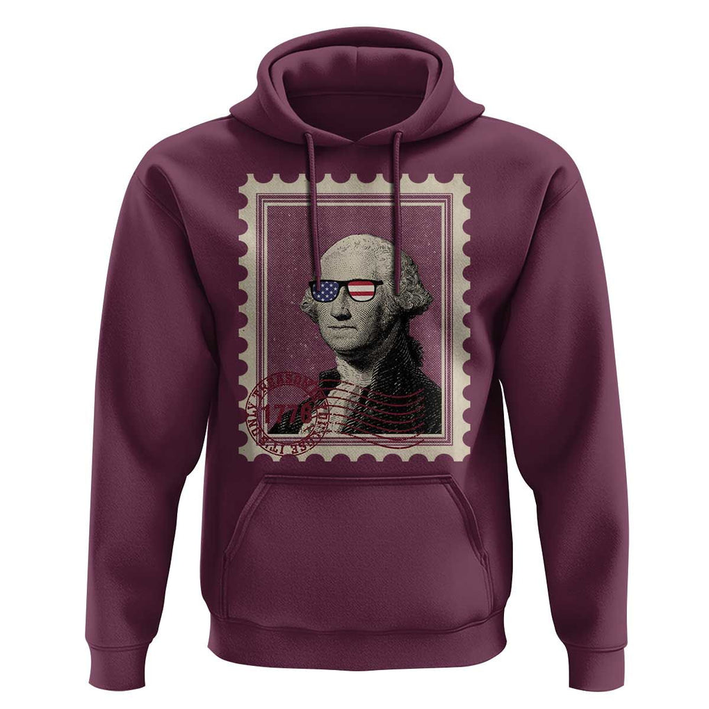 Funny 4th Of July Hoodie It's Only Treason If You Lose American Flag TS11 Maroon Print Your Wear