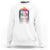 LGBTQ Sweatshirt Love Is Love Pride Rainbow Cloud Rain Flag TS11 White Print Your Wear