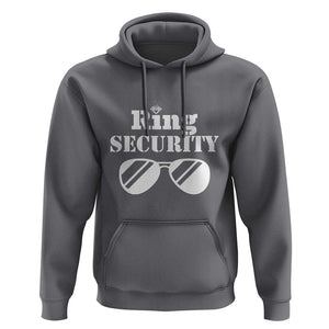 Funny Ring Security Hoodie Wedding Bearer Boy Vintage Sunglasses TS11 Charcoal Print Your Wear
