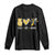 Funny Peace Love Banana Long Sleeve Shirt Cute Banana Peace Sign Heart TS11 Black Print Your Wear
