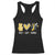 Funny Peace Love Banana Racerback Tank Top Cute Banana Peace Sign Heart TS11 Black Print Your Wear