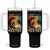 Funny Surfing Lover Tumbler With Handle Sorry I Cant I Have A Board Meeting Surfer TS11 One Size: 40 oz Black Print Your Wear