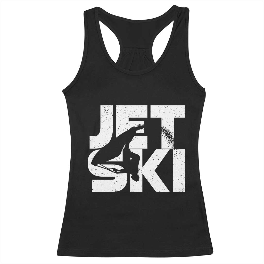 Jet Ski Rider Racerback Tank Top Water Sports Watercraft Skiing Jetski TS11 Black Print Your Wear