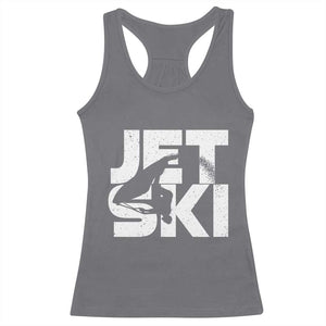 Jet Ski Rider Racerback Tank Top Water Sports Watercraft Skiing Jetski TS11 Charcoal Print Your Wear