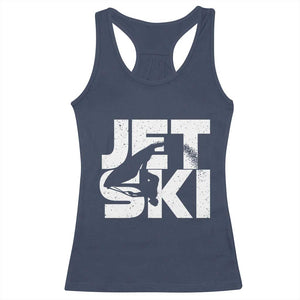 Jet Ski Rider Racerback Tank Top Water Sports Watercraft Skiing Jetski TS11 Navy Print Your Wear