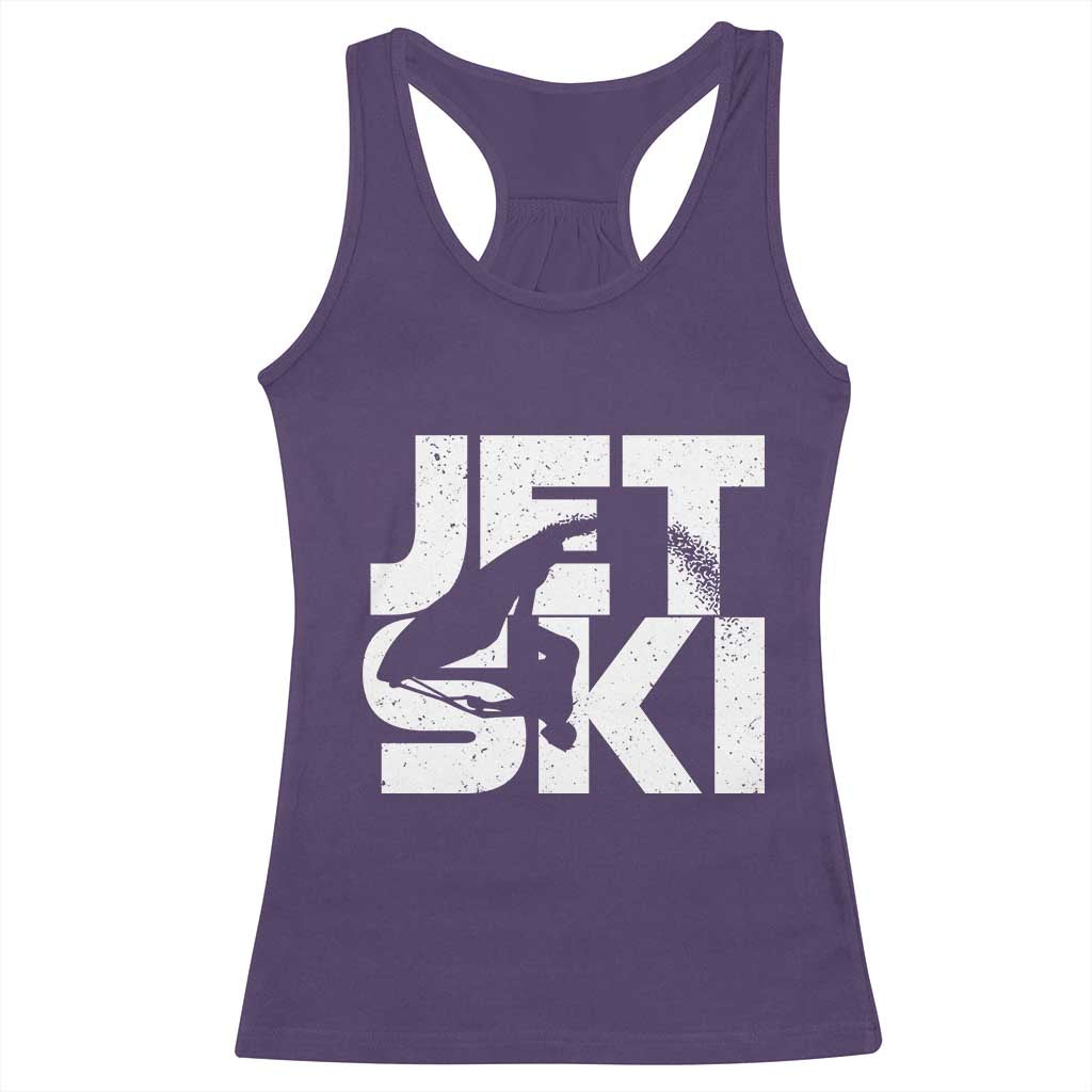 Jet Ski Rider Racerback Tank Top Water Sports Watercraft Skiing Jetski TS11 Purple Print Your Wear