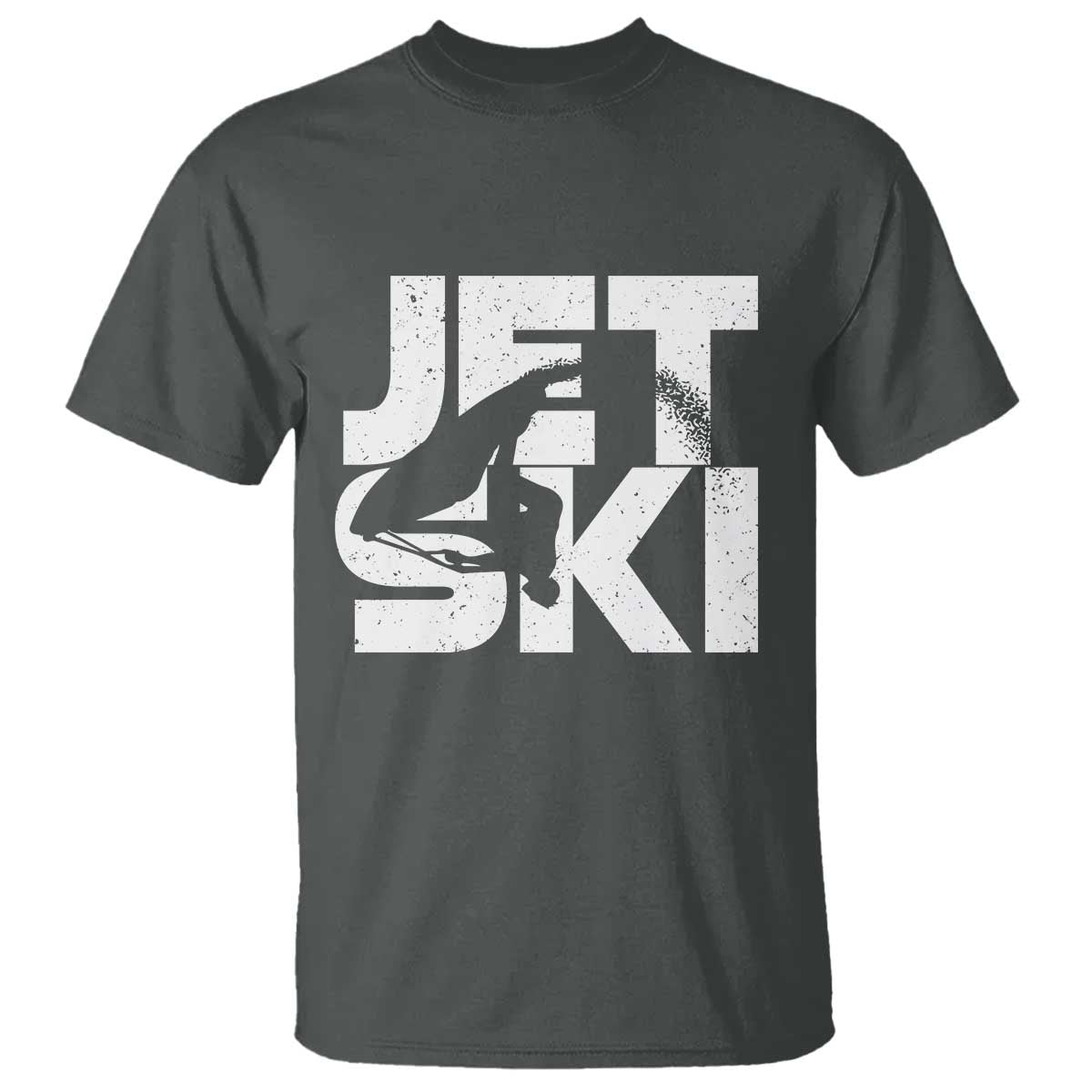 Jet Ski Rider T Shirt Water Sports Watercraft Skiing Jetski TS11 Dark Heather Print Your Wear