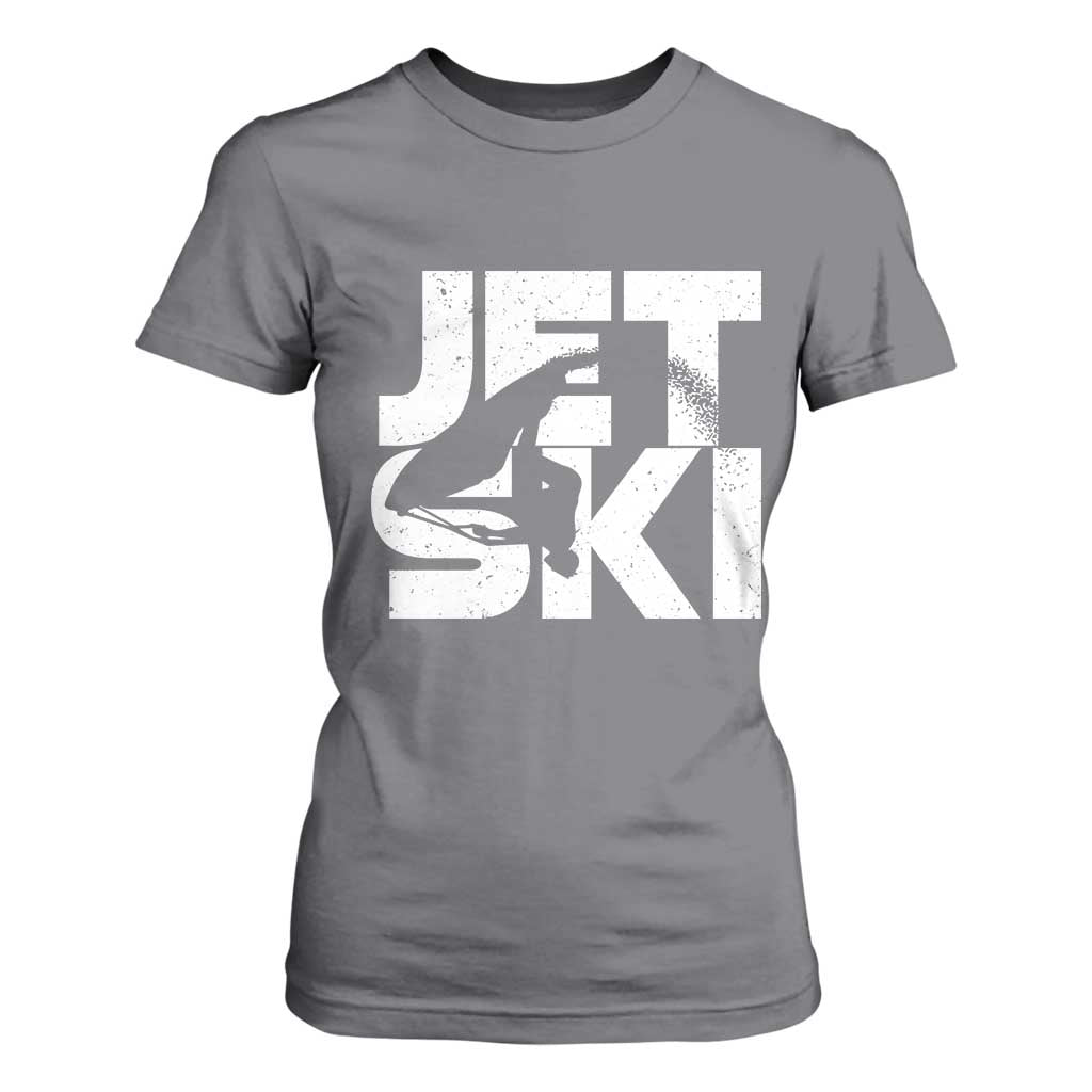 Jet Ski Rider T Shirt For Women Water Sports Watercraft Skiing Jetski TS11 Charcoal Print Your Wear