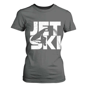 Jet Ski Rider T Shirt For Women Water Sports Watercraft Skiing Jetski TS11 Dark Heather Print Your Wear