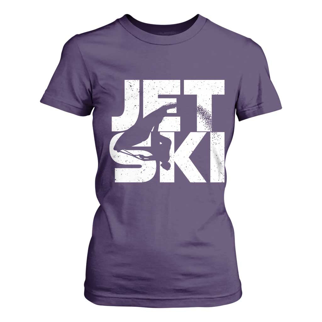 Jet Ski Rider T Shirt For Women Water Sports Watercraft Skiing Jetski TS11 Purple Print Your Wear