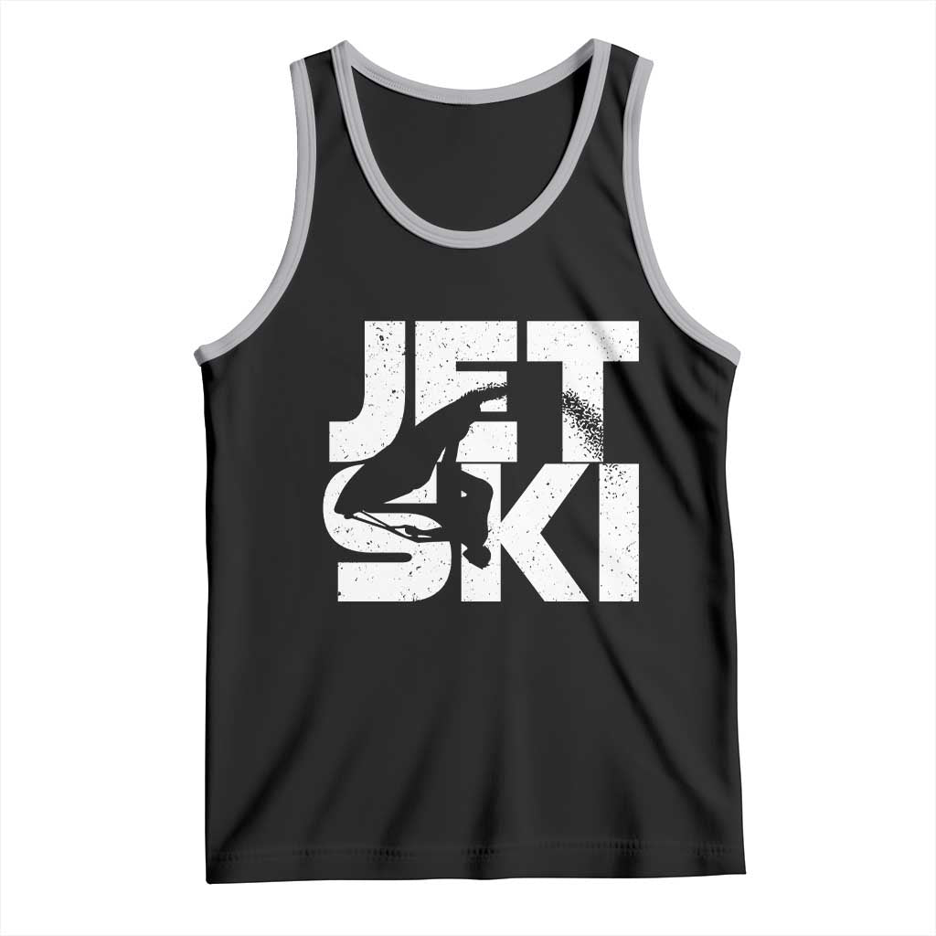 Jet Ski Rider Tank Top Water Sports Watercraft Skiing Jetski TS11 Black Athletic Heather Print Your Wear