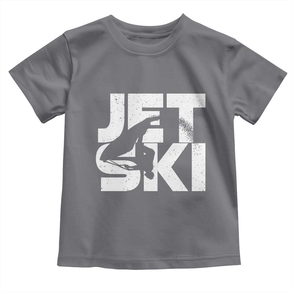 Jet Ski Rider Toddler T Shirt Water Sports Watercraft Skiing Jetski TS11 Charcoal Print Your Wear