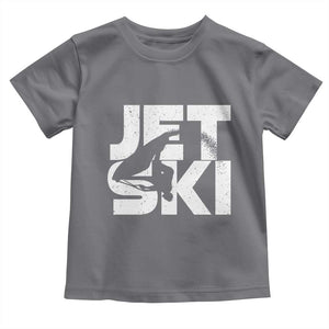 Jet Ski Rider Toddler T Shirt Water Sports Watercraft Skiing Jetski TS11 Charcoal Print Your Wear