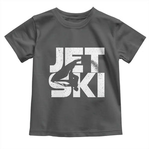 Jet Ski Rider Toddler T Shirt Water Sports Watercraft Skiing Jetski TS11 Dark Heather Print Your Wear