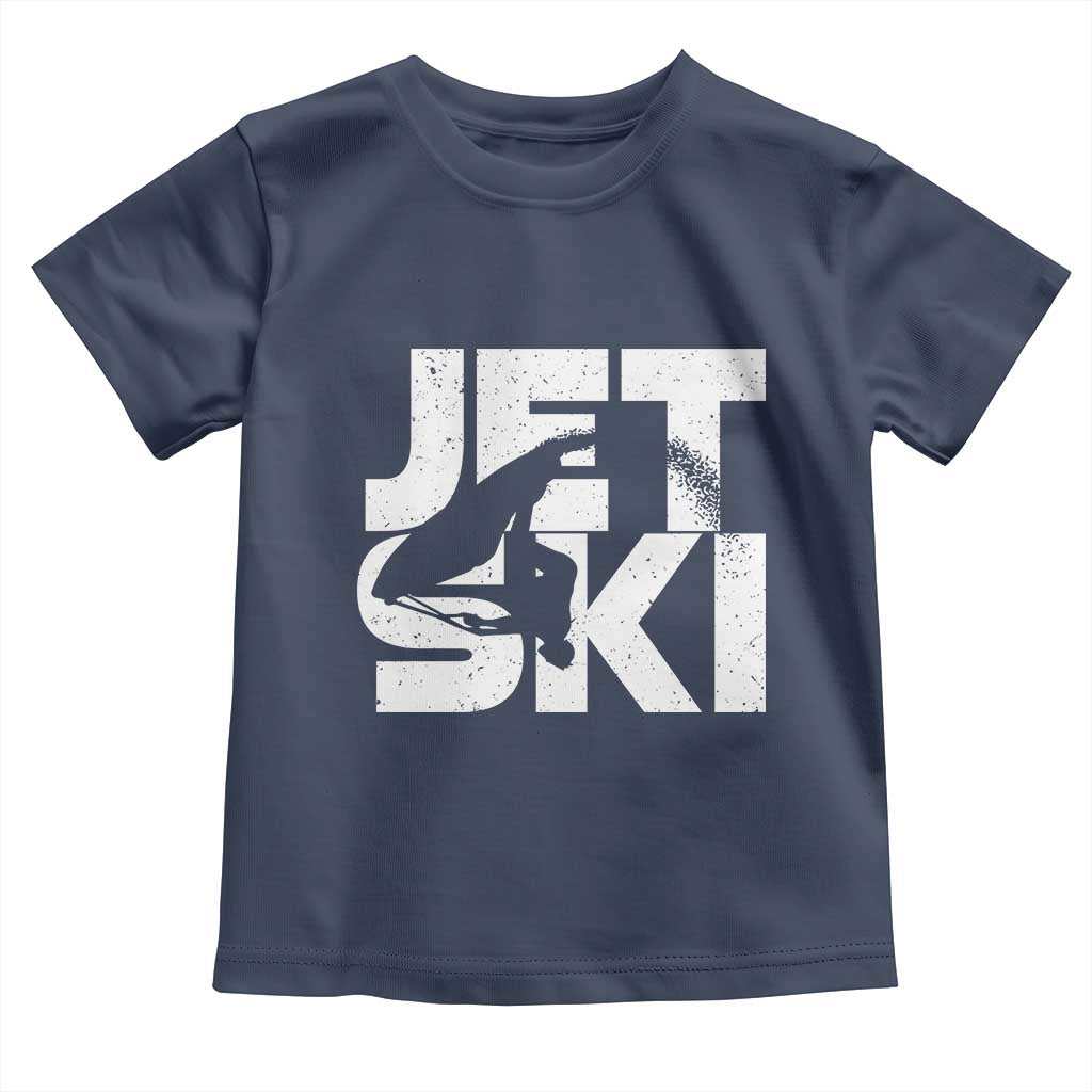 Jet Ski Rider Toddler T Shirt Water Sports Watercraft Skiing Jetski TS11 Navy Print Your Wear