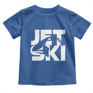 Jet Ski Rider Toddler T Shirt Water Sports Watercraft Skiing Jetski TS11 Royal Blue Print Your Wear