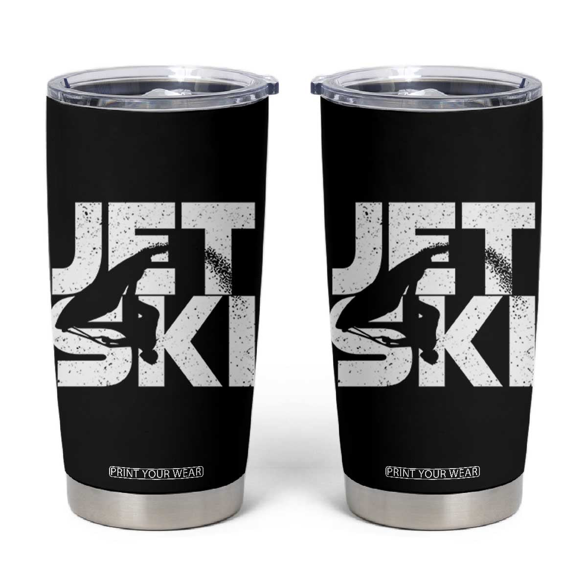 Jet Ski Rider Tumbler Cup Water Sports Watercraft Skiing Jetski TS11 Black Print Your Wear
