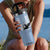 Jet Ski Lover Flip Straw Tumbler Vintage Ski Rider American Flag Water Sport TS11 One Size: 30 oz Light Blue Print Your Wear