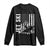 Jet Ski Lover Long Sleeve Shirt Vintage Ski Rider American Flag Water Sport TS11 Black Print Your Wear