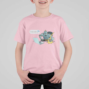 Funny I Am Not A Robot T Shirt For Kid Captcha Bot Login Programmer Computer TS11 Light Pink Print Your Wear