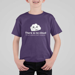 Funny Programmer T Shirt For Kid There Is No Cloud It's Just Someone Else's computer TS11 Purple Print Your Wear