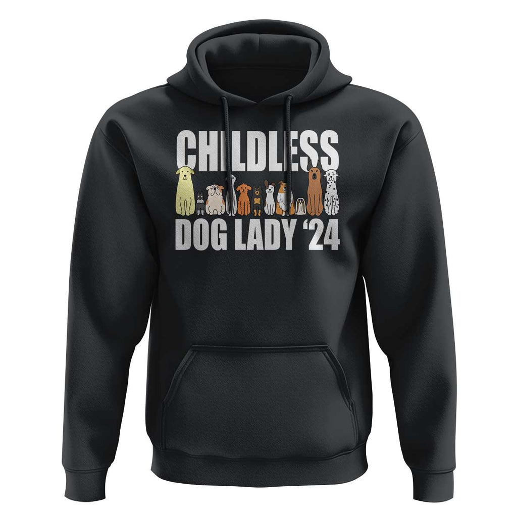 Childless Dog Lady 24 Hoodie Harris For President Puppy TS11 Black Print Your Wear