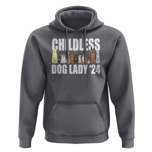 Childless Dog Lady 24 Hoodie Harris For President Puppy TS11 Charcoal Print Your Wear